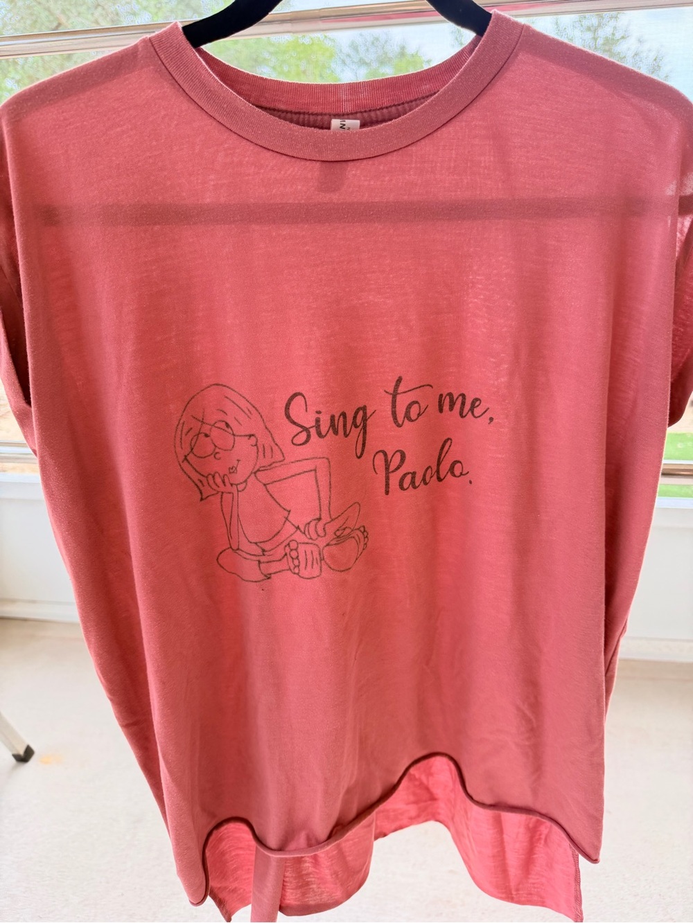 Disney Lizzie McGuire Movie Quote Graphic Tee Pink Sing To Me Paolo Medium